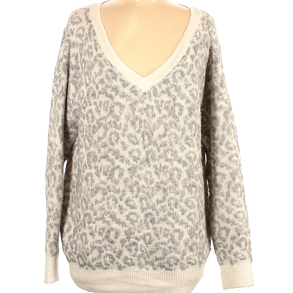 Matty M Leopard Print Sweater